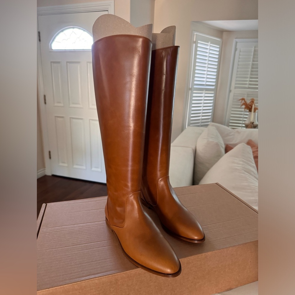 Doen Illaria Riding Boot - Whiskey Polished Calf